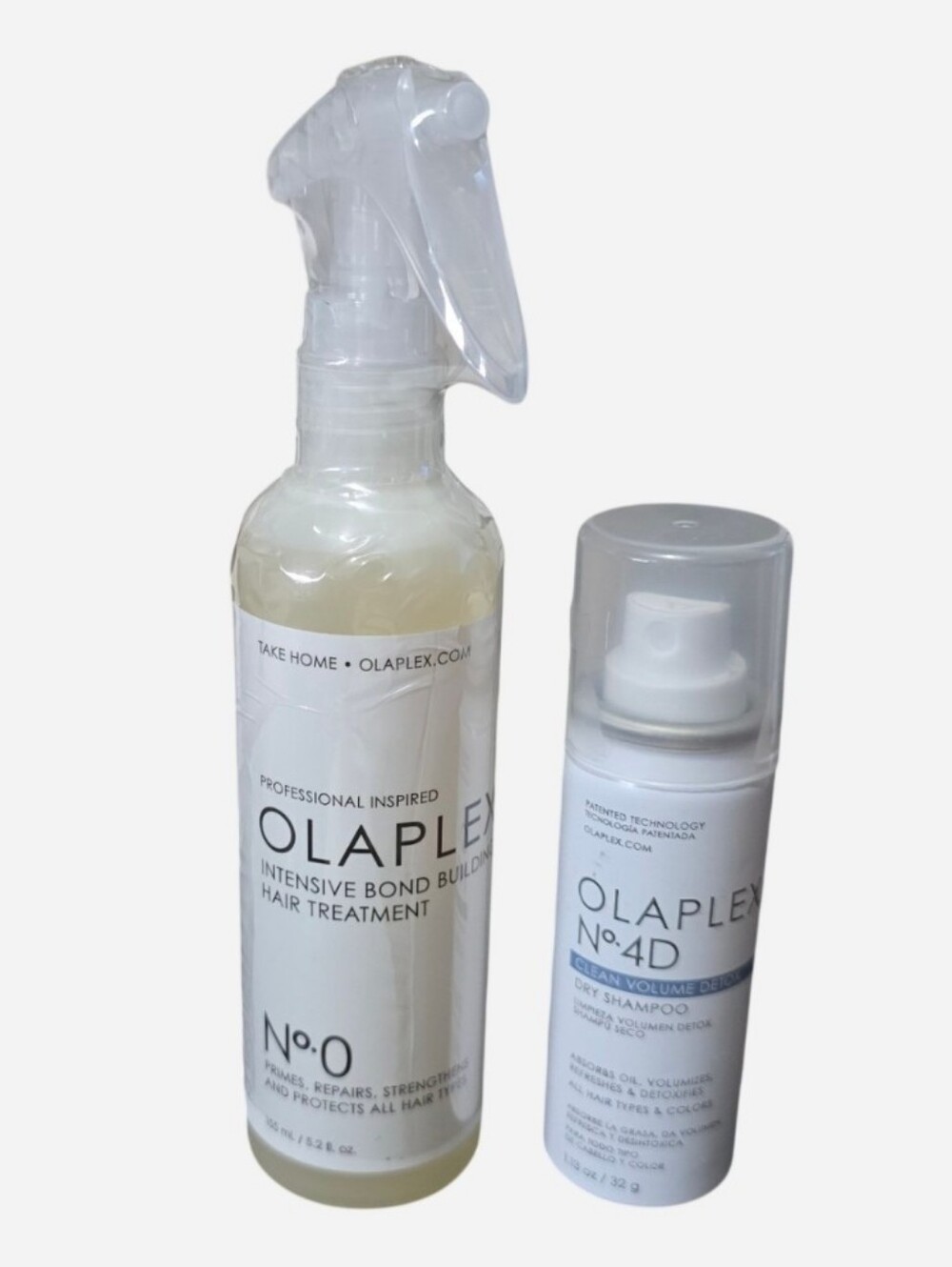 Olaplex No.0 Intensive Bond Builder + No.4D Dry Dhampoo